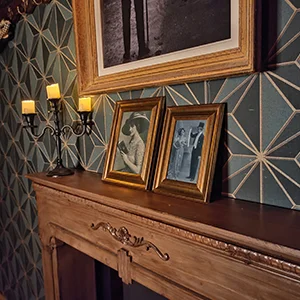Photo Cheminée escape game "Le Collier Maudit"